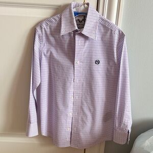 Youth boys button up shirt